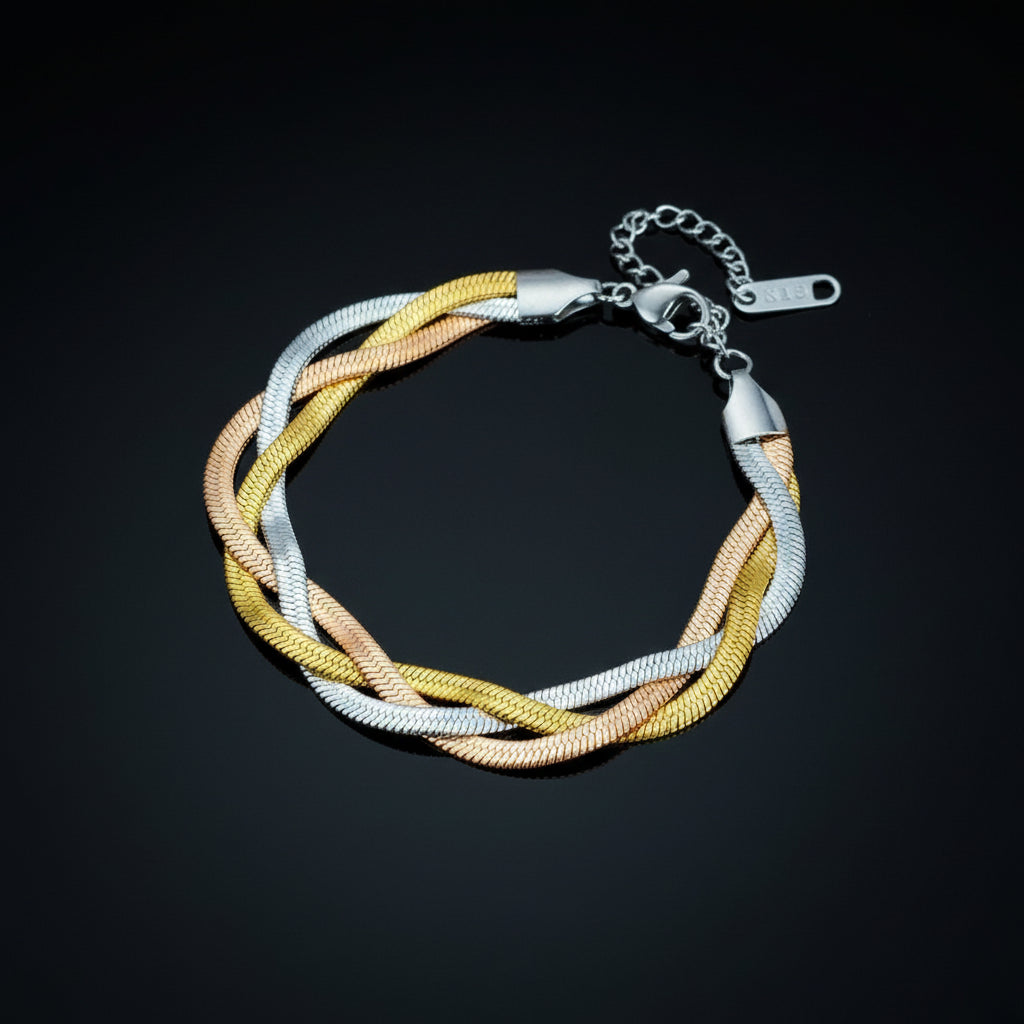 Chaîne Serpent Acier 316L - Collier et Bracelets Waterproof Femme