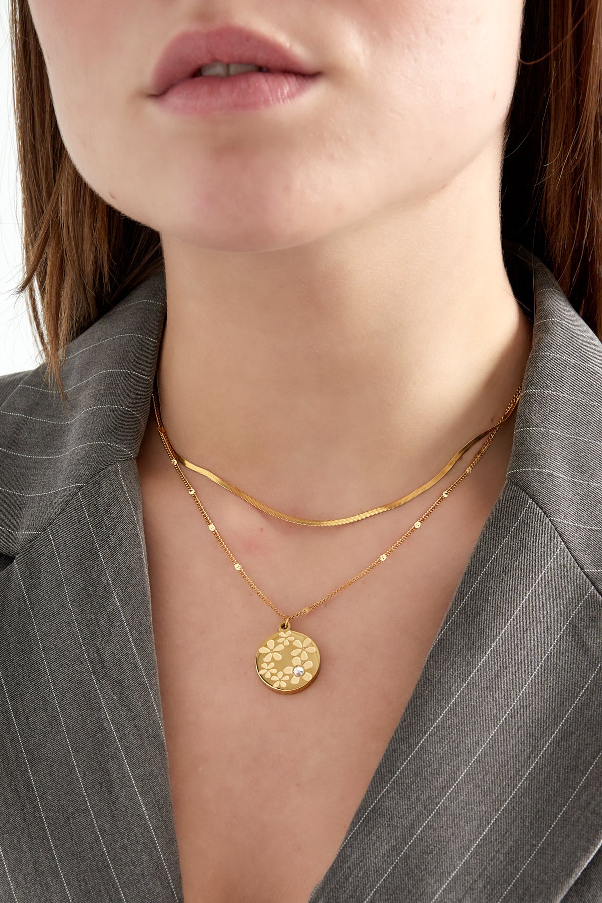 floral garden necklace