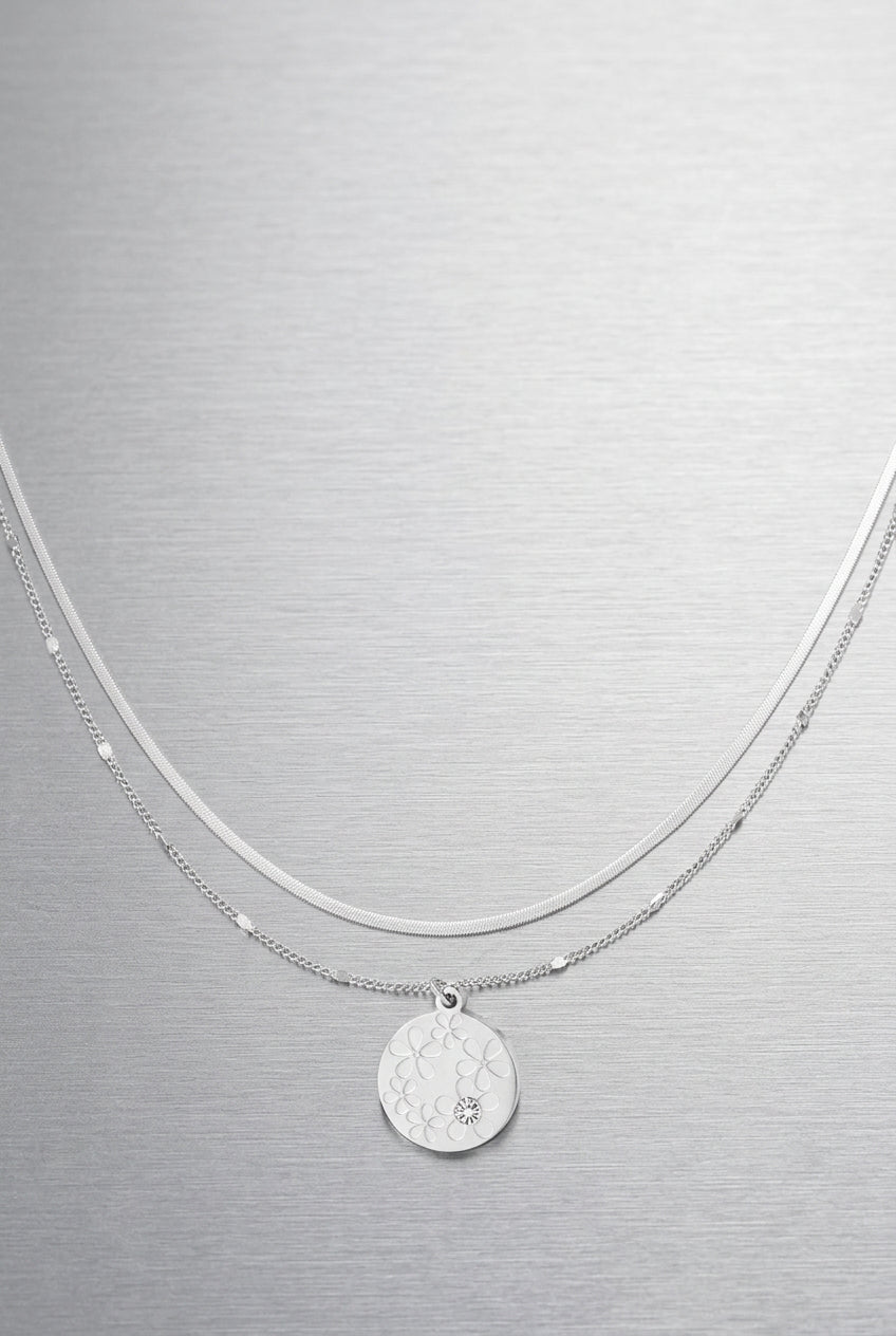 floral garden necklace