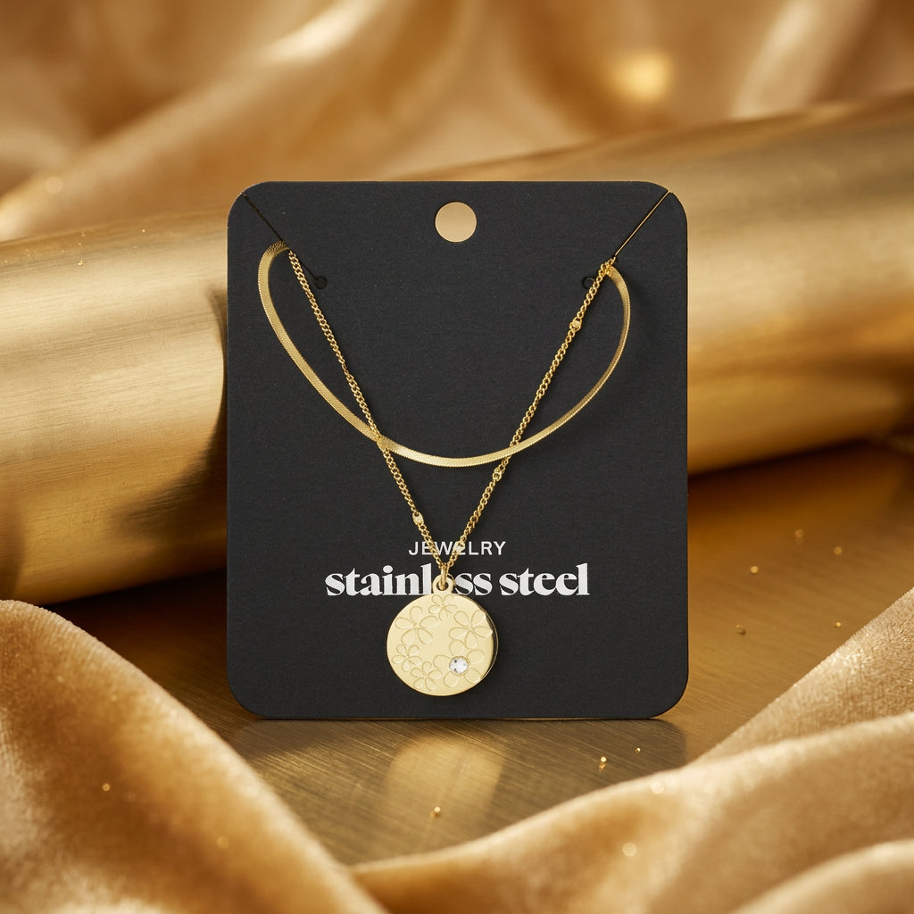 floral garden necklace