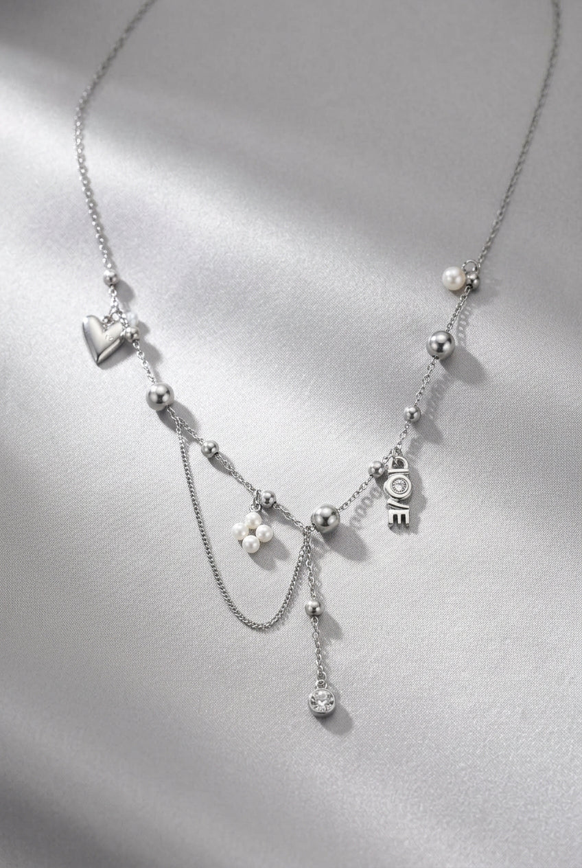 connected love necklace