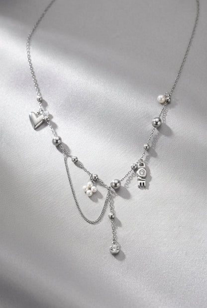 connected love necklace