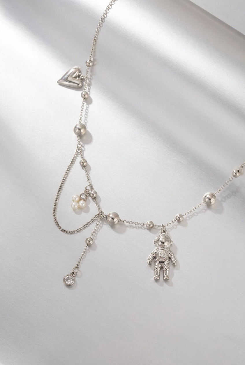 connected love necklace
