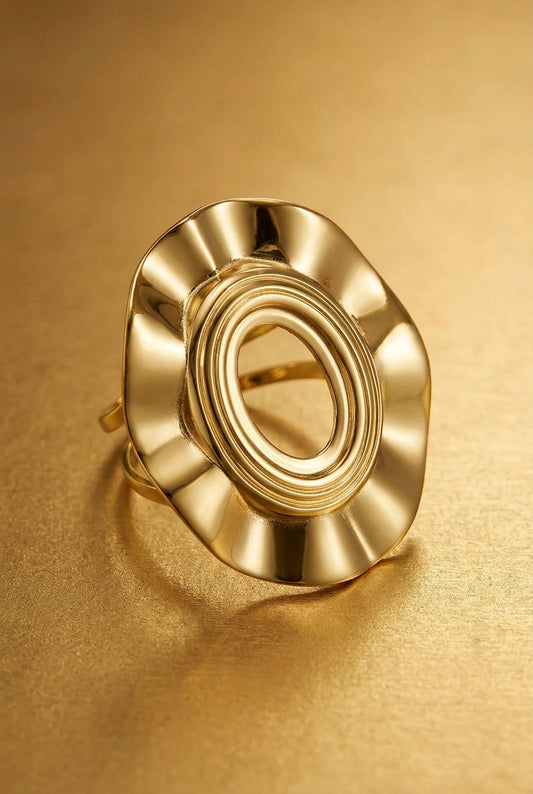 Stainless Steel Minimalist Rings Irregular Shape Simple Daily Simple Series Women's jewelry