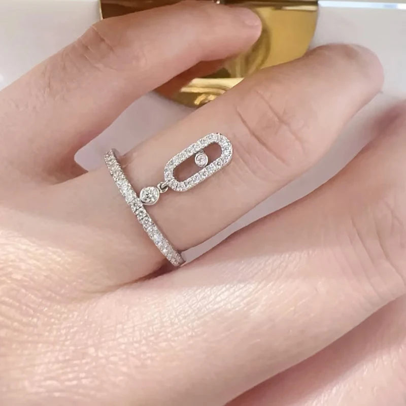 Bague SLIDE Argent S925 - Bijou Luxe