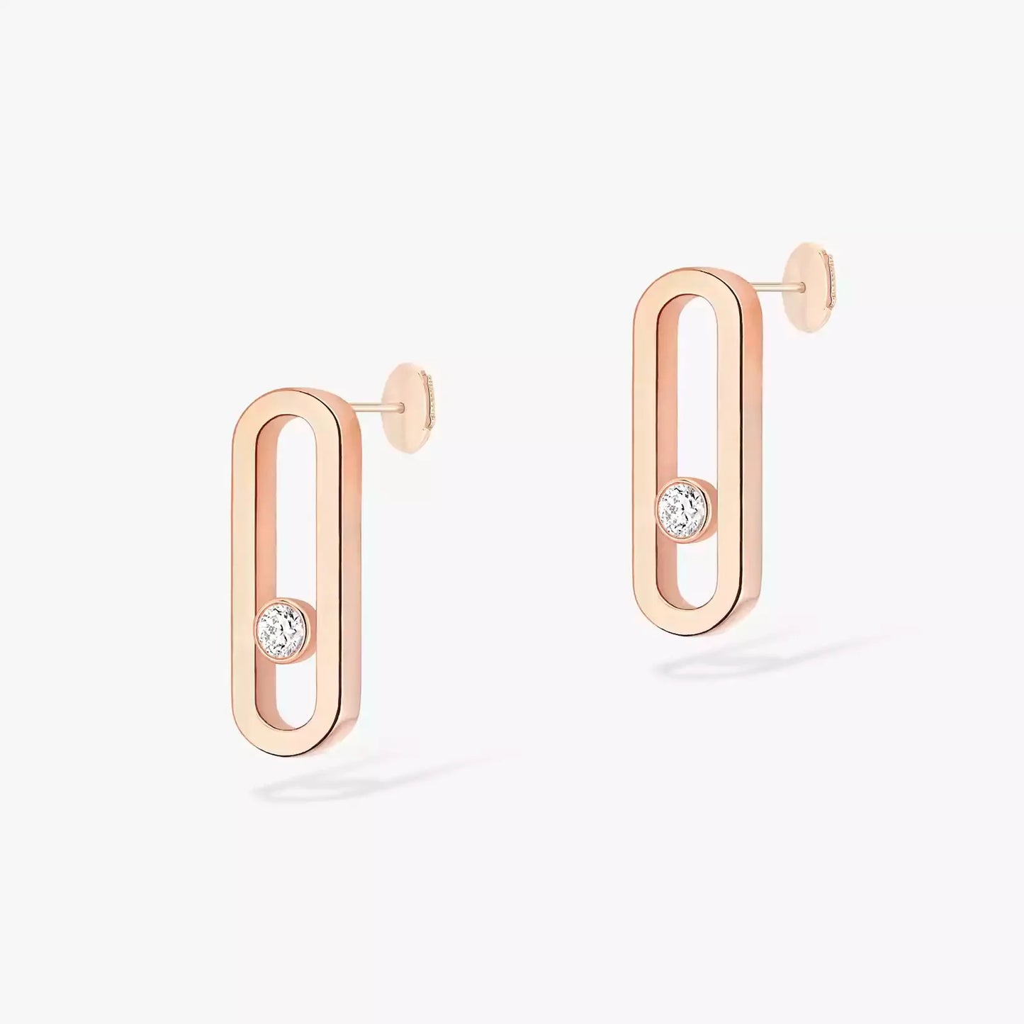 Boucles d'Oreilles MOVE Argent S925 - Accessoire Luxe Femme