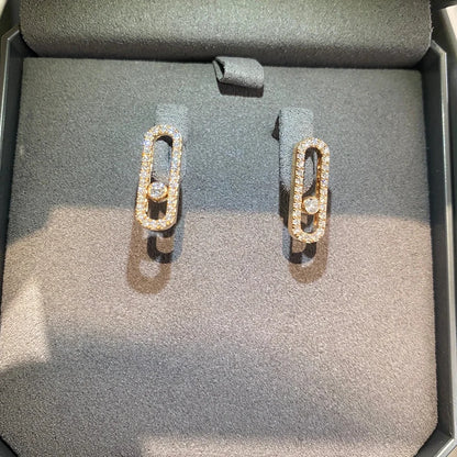 Boucles d'Oreilles MOVE Argent S925 - Accessoire Luxe Femme