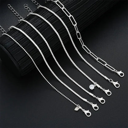 Lot de 6 Bracelets Femme Argent 925 Strass - Charme Ciel Étoilé Coréen Luxe